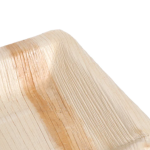 Biodegradable Bamboo Plates - Small Rectangle 16cm x 12cm - Image 3