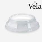 Clear PLA Raised Flat Lids to Fit 300-700ml BioCups
