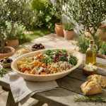 Extra Large 12" (30cm) Compostable Salad Serving Bowl - Image 4