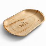 Wholesale Large Oval Disposable Bamboo Platters