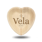 Heart Shape Palm Leaf Plate - 6" (16cm)