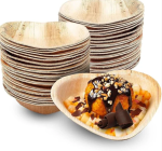 Heart Shape Palm Leaf Plate - 6" (16cm) - Image 3