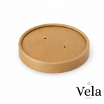 Kraft PLA-Lined Lid to Fit 26/32oz Soup Containers