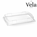 Large BioBoard Sushi Tray PET Lid