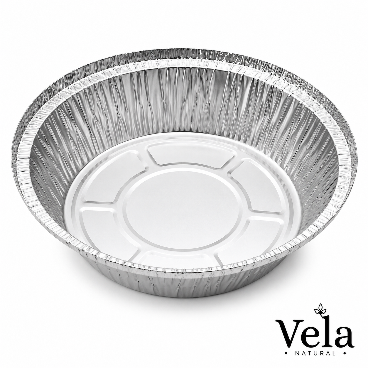 No.12 Round Aluminum Foil Food Containers Recyclable (920ml) No.12 Round Aluminum Foil Food Containers Recyclable (920ml) - Image 1
