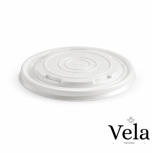 PLA Lids to fit 12-32oz PLA-Lined BioBowls PLA Lids to fit 12-32oz PLA-Lined BioBowls - Image 1