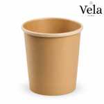 Paper PLA Lined Soup BioBowl - Kraft - 32oz (118mm) - 500/ctn