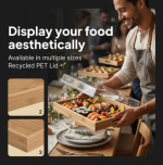 RPET Lids For Square Wooden Trays - Image 3
