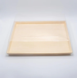 RPET Lids For Square Wooden Trays