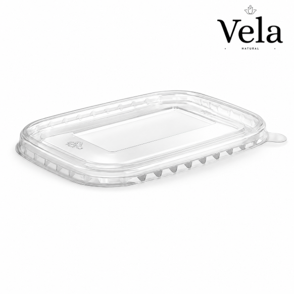 Rectangle PET lid 500-1,000ml Rectangle PET lid 500-1,000ml - Image 1