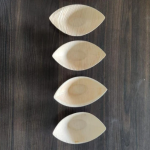 Sauce Dip 5" (12cm) Eye Shape Palm Leaf Bowl - Image 2