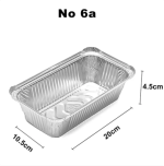 No.6A Aluminum Foil Food Containers Recyclable (700ml) - Image 3