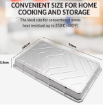 Aluminium Foil Tray Bake - Rectangular 12" x 7.5" - Image 2