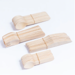 400 Piece Wooden Disposable Cutlery Set - Image 2