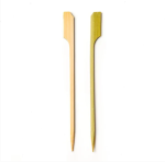 9cm (3.5") Bamboo Paddle Skewers Teppo Gushi Gun Shape - Image 2