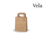 Small Kraft Bag With Flat Handle