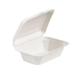 White Clamshell 7" x 5" Disposable Takeaway Box - Image 3