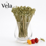 Wooden Bamboo Looped Skewers 9cm (100 pack) - Image 4