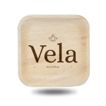 6" (15 cm) Square Palm Leaf Bamboo Plates