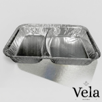 Lids For Foil 2-Compartment Tray